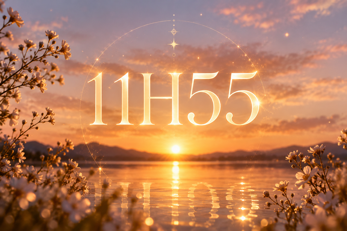 11h55 : signification, amour, ange gardien et numérologie