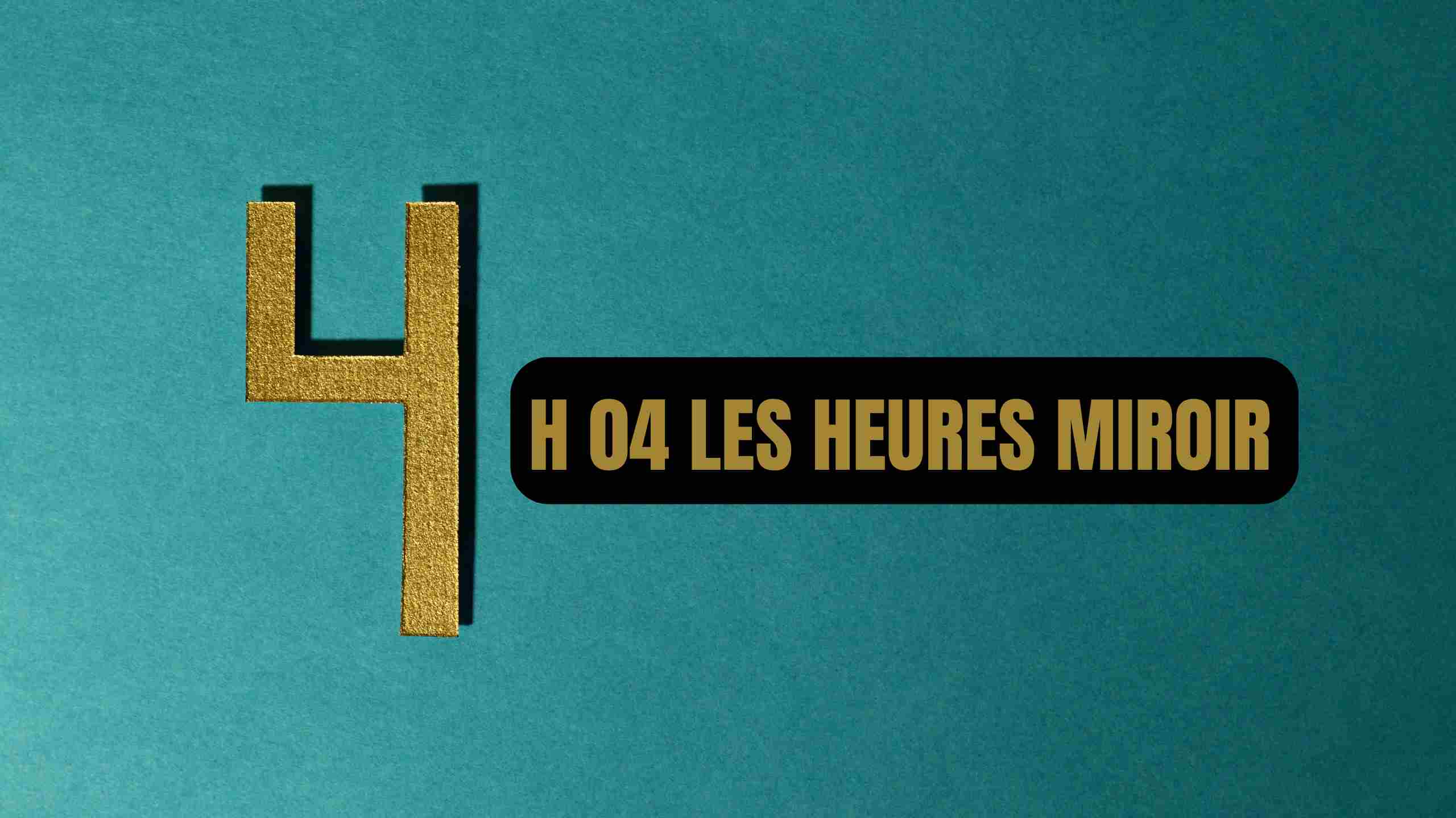 04h04 (heures miroir) : signification, amour, anges, numérologie