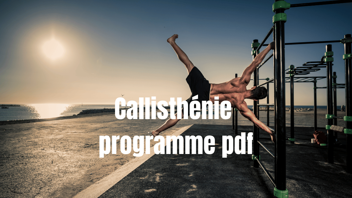 Le programme de la callisthénie pdf
