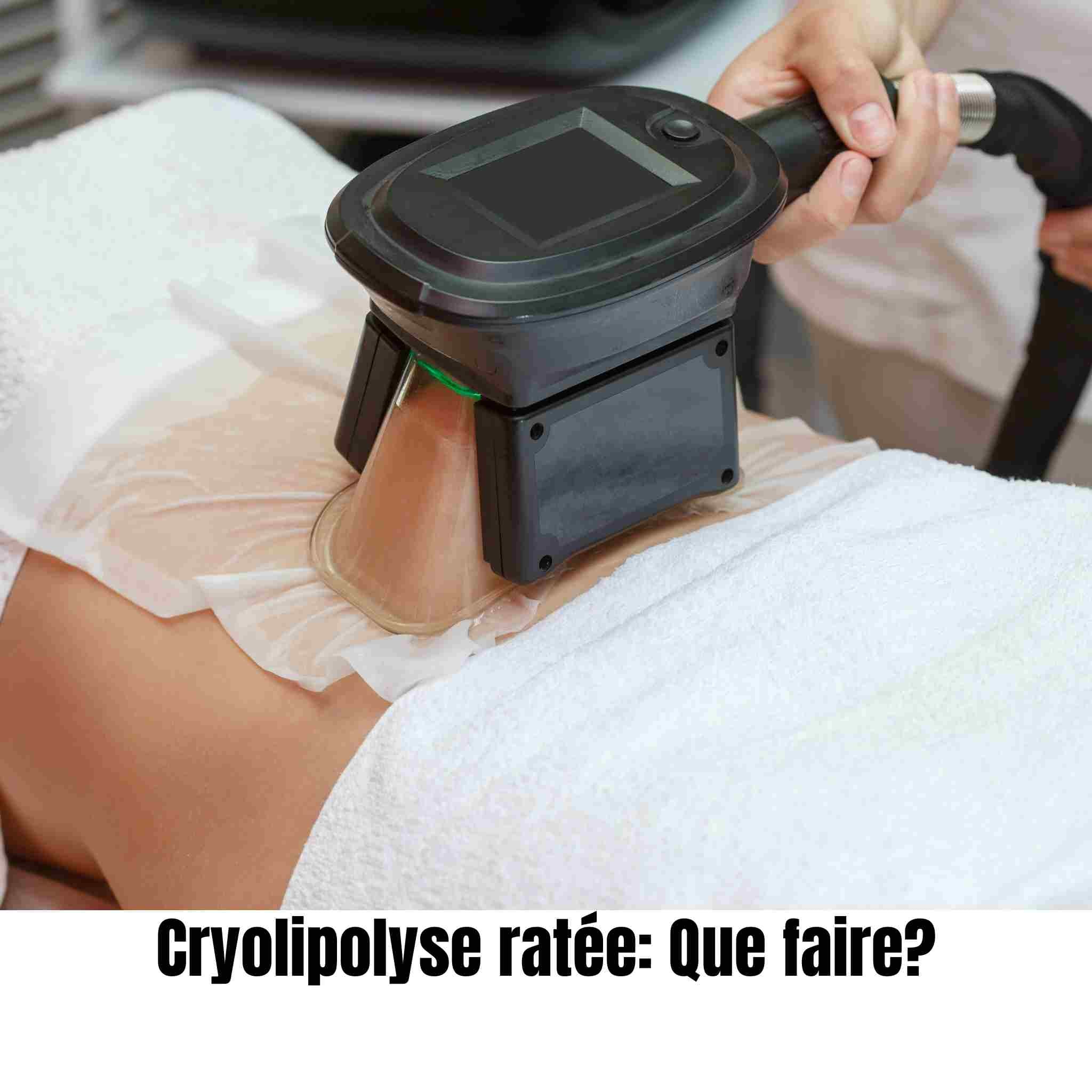 Cryolipolyse ratée