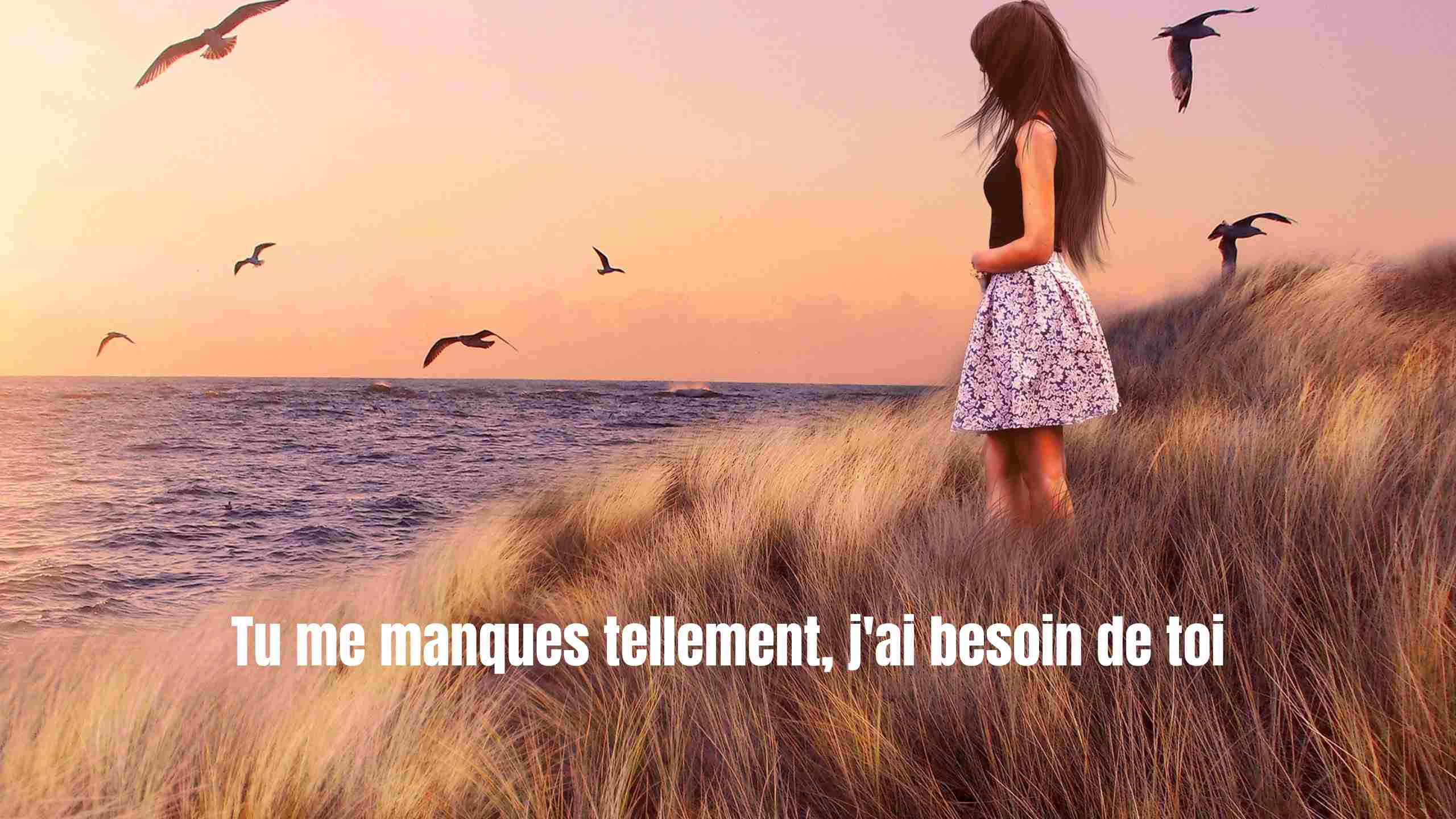 Tu me manques tellement, j'ai besoin de toi: Comment le dire?