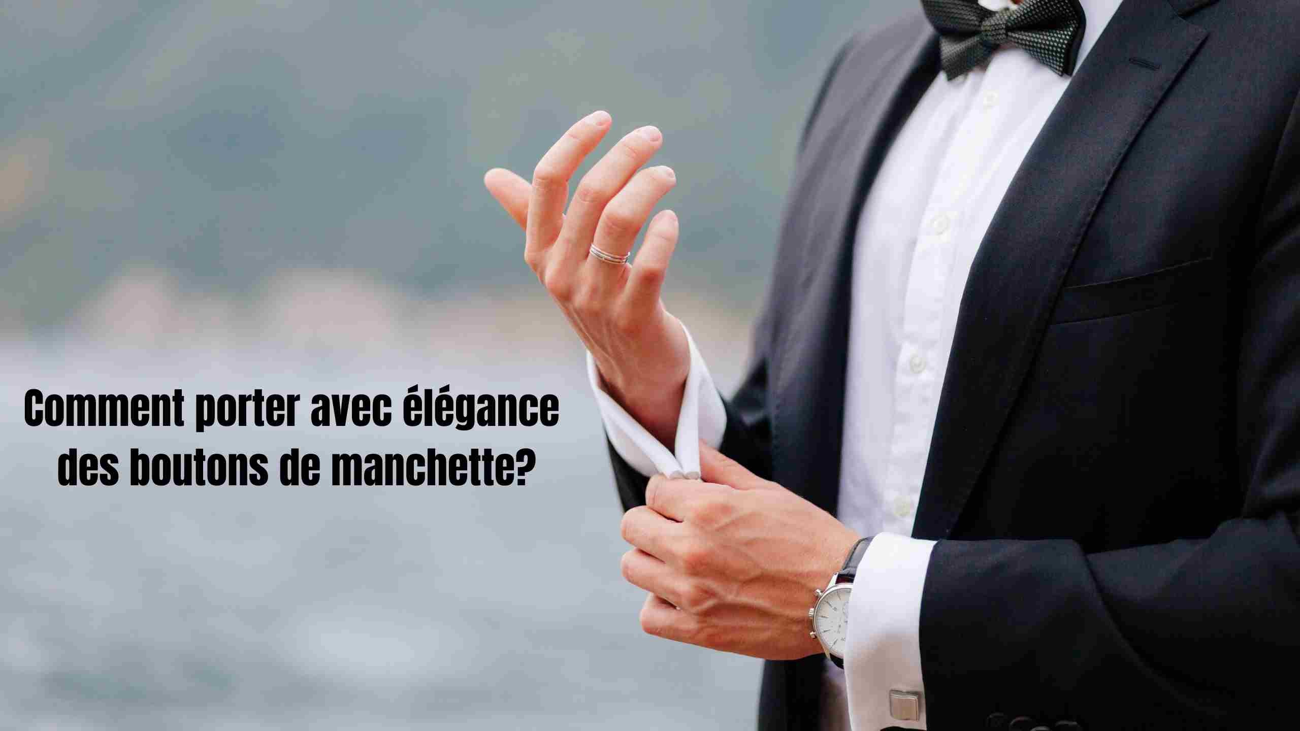 boutons de manchette