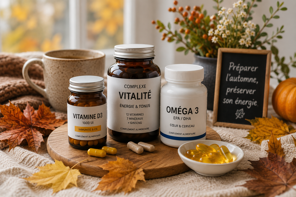 Compléments alimentaires pour la vitalité : bien préparer l'automne