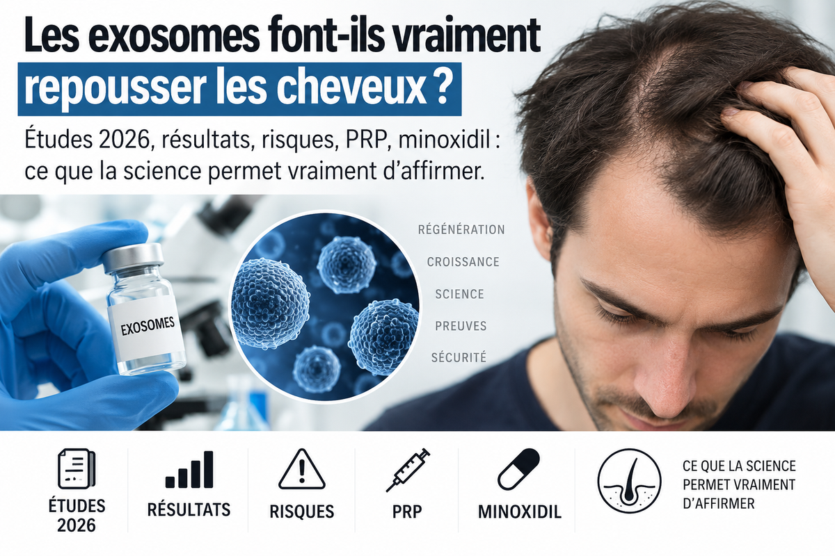 Exosomes cheveux : miracle contre la chute ou vraie piste scientifique ?