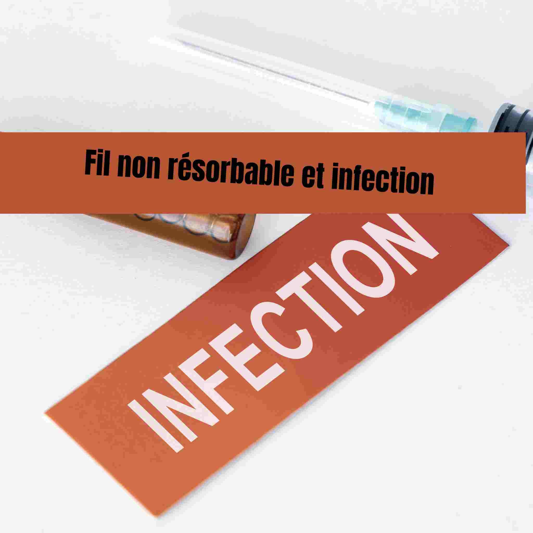 Fil non résorbable et infection : signes, risques, soins et cicatrisation