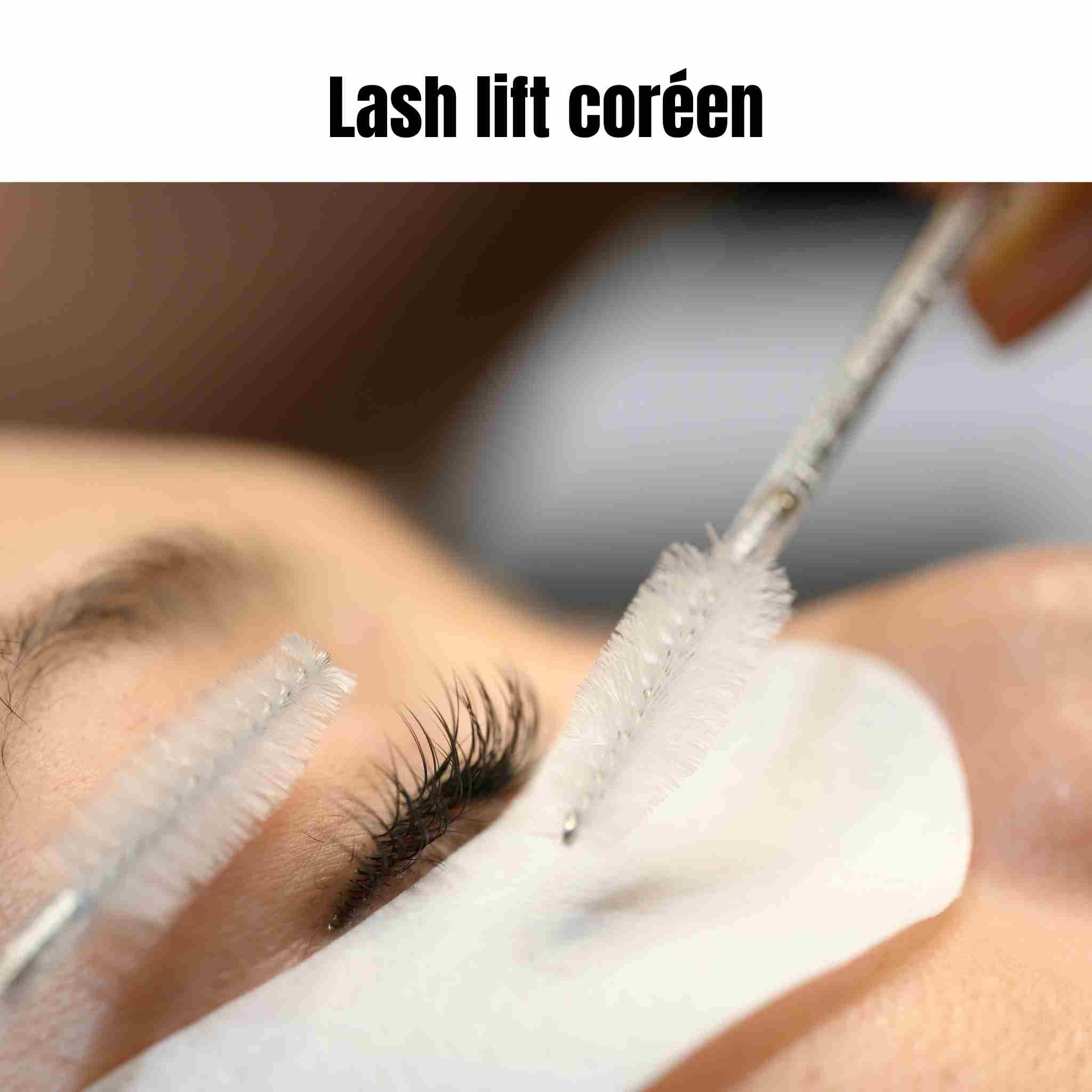 Lash lift coréen : sécurité, durée, risques, soins après, patch test