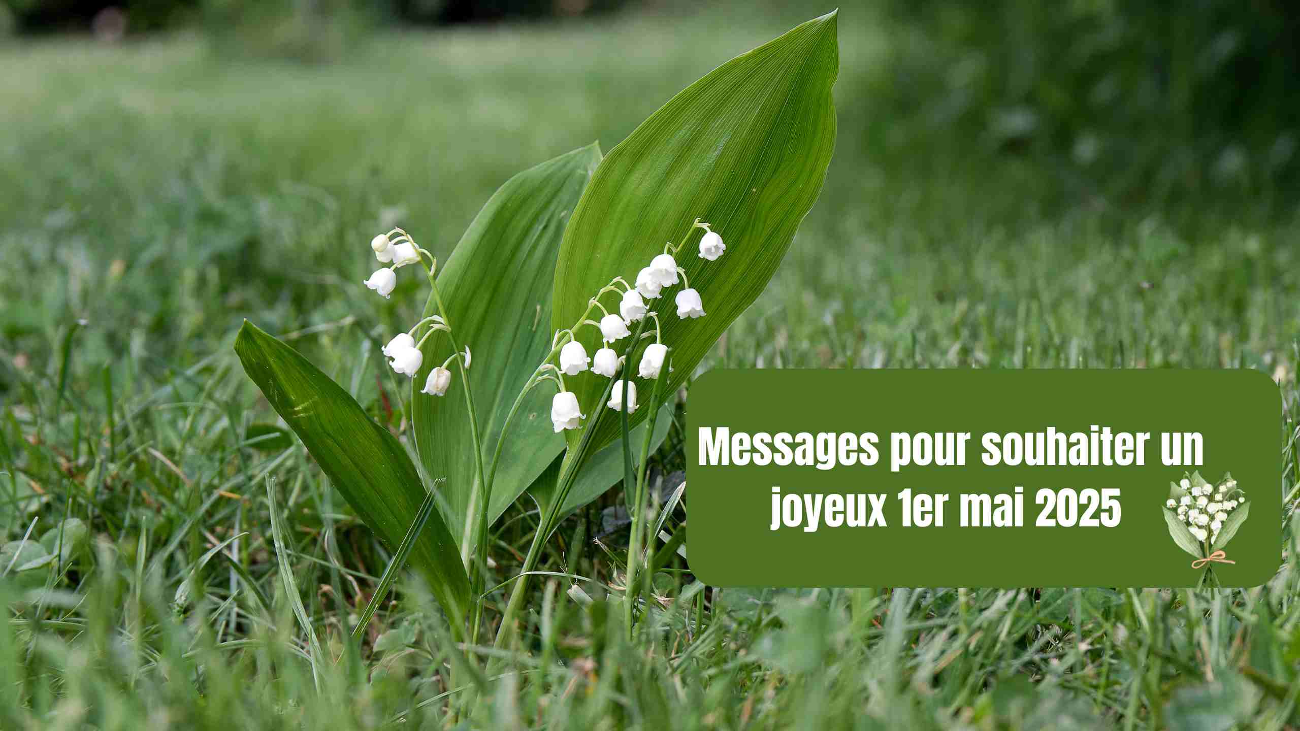 Messages pour souhaiter un joyeux 1er mai 2025 : idées et SMS porte-bonheur