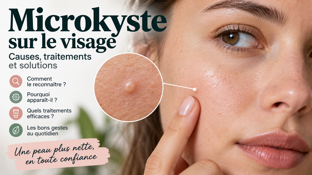 Microkyste sur le visage : comment le reconnaître et s’en débarrasser ?
