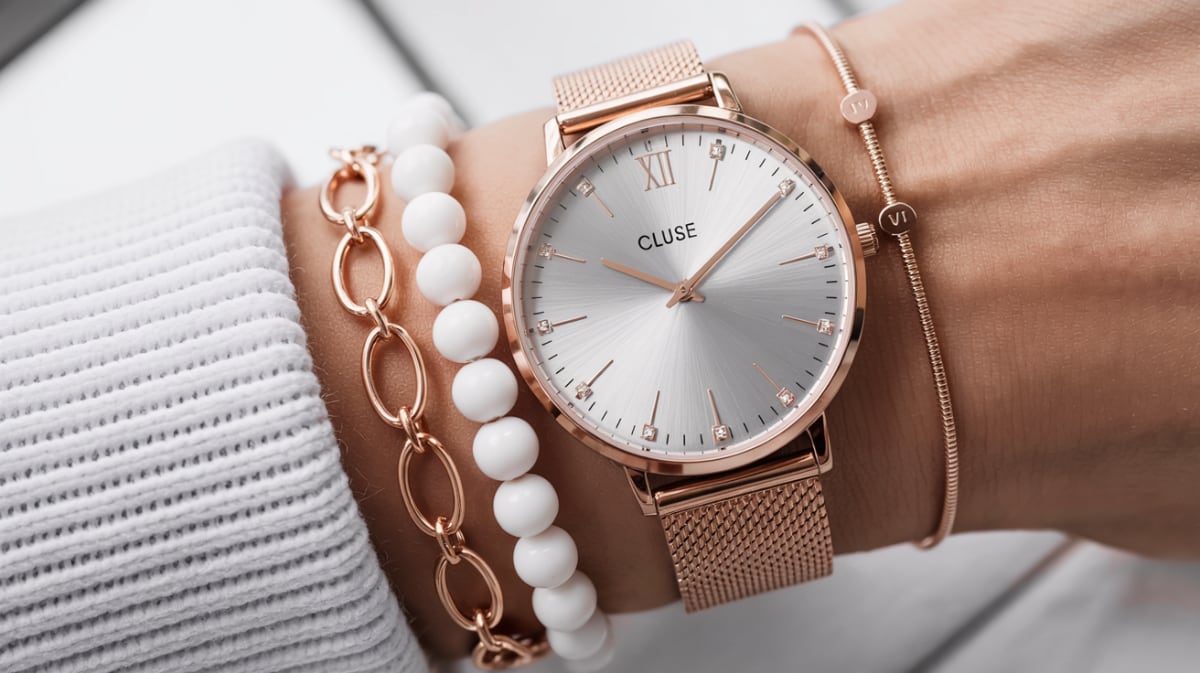 Montre gold femme : l'élégance dorée au poignet