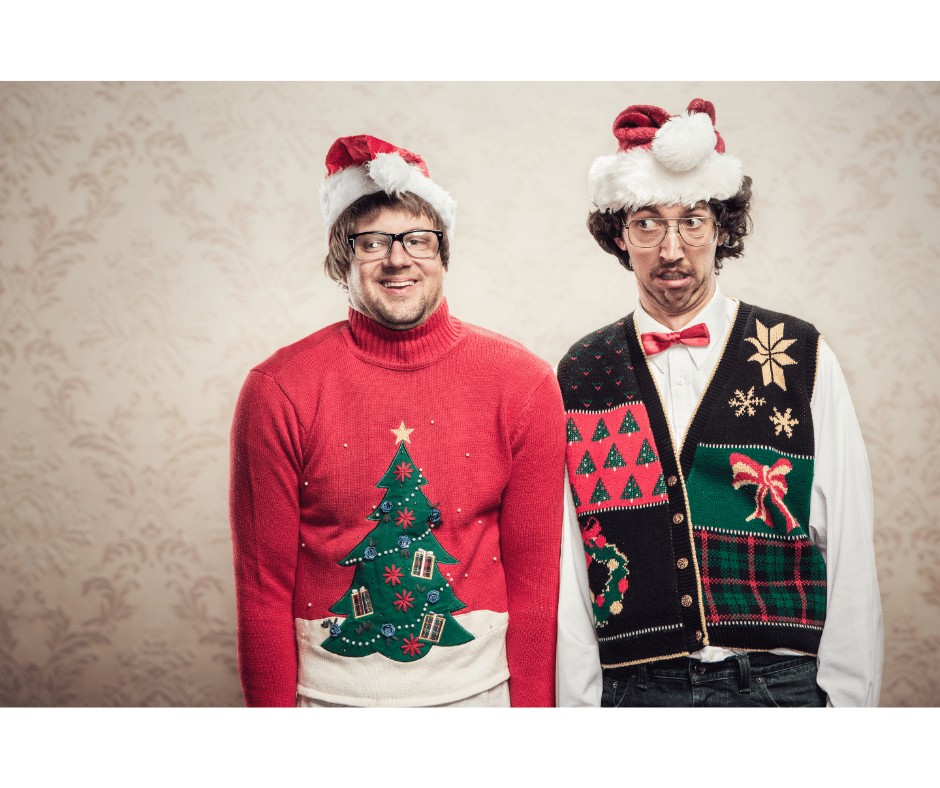 Pull De Noël Humoristique à LED - Homme Femme Famille, Tailles Grandes, Motif Festif