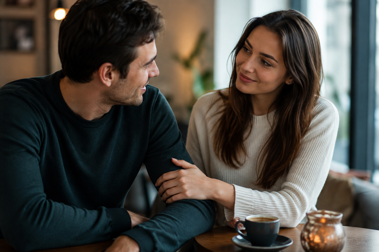 Que signifie une femme qui vous touche le bras? Signification psychologique