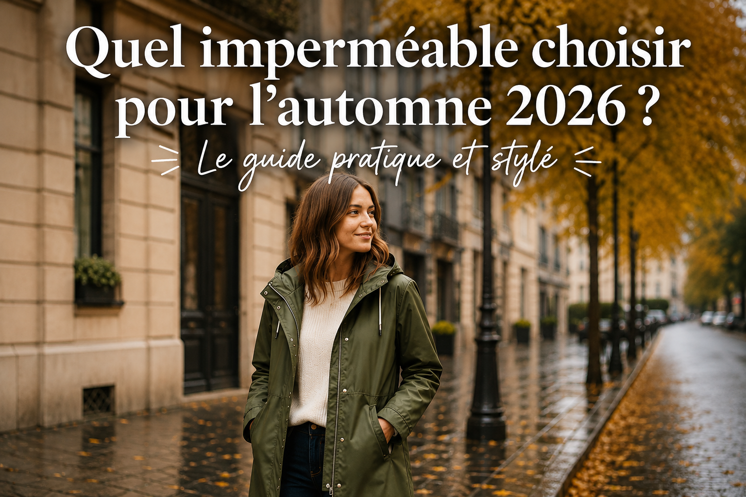 Quel imperméable choisir pour l’automne 2026 ? Le guide pratique et stylé