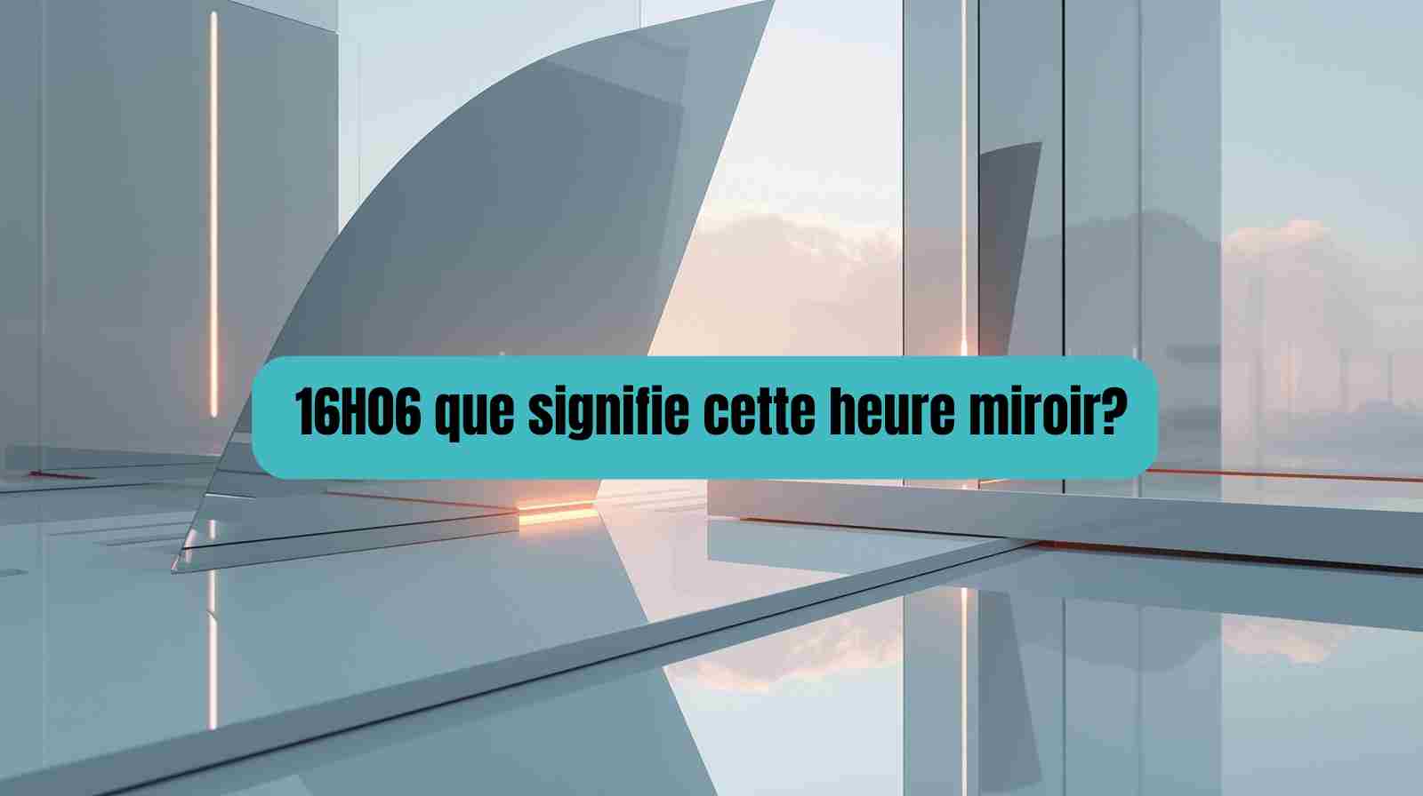 HEURE MIROIR 16H06 SIGNIFICATION AMOUR SYNCHRONICITés