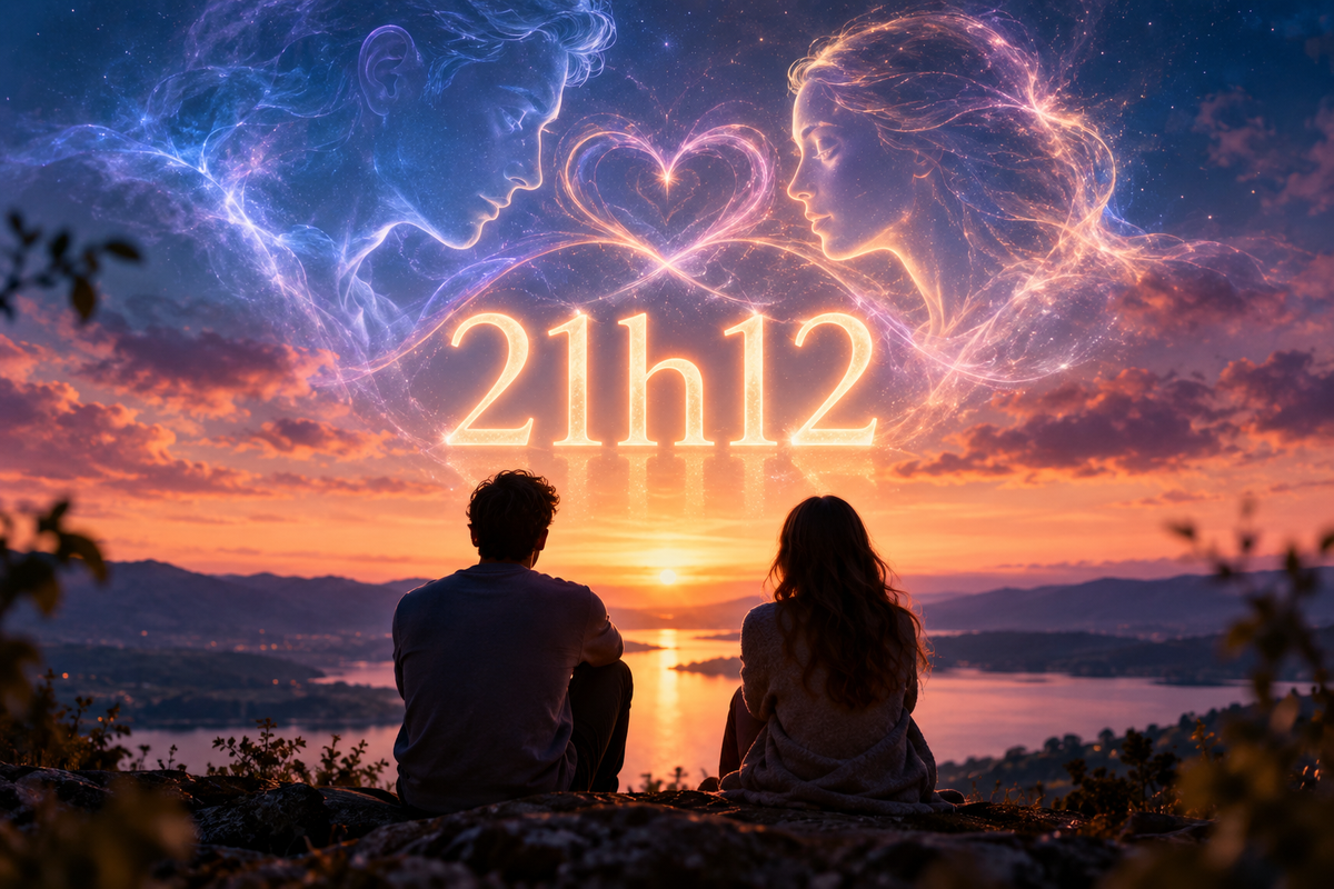 21h12 : quelle signification pour les flammes jumelles et en amour ?