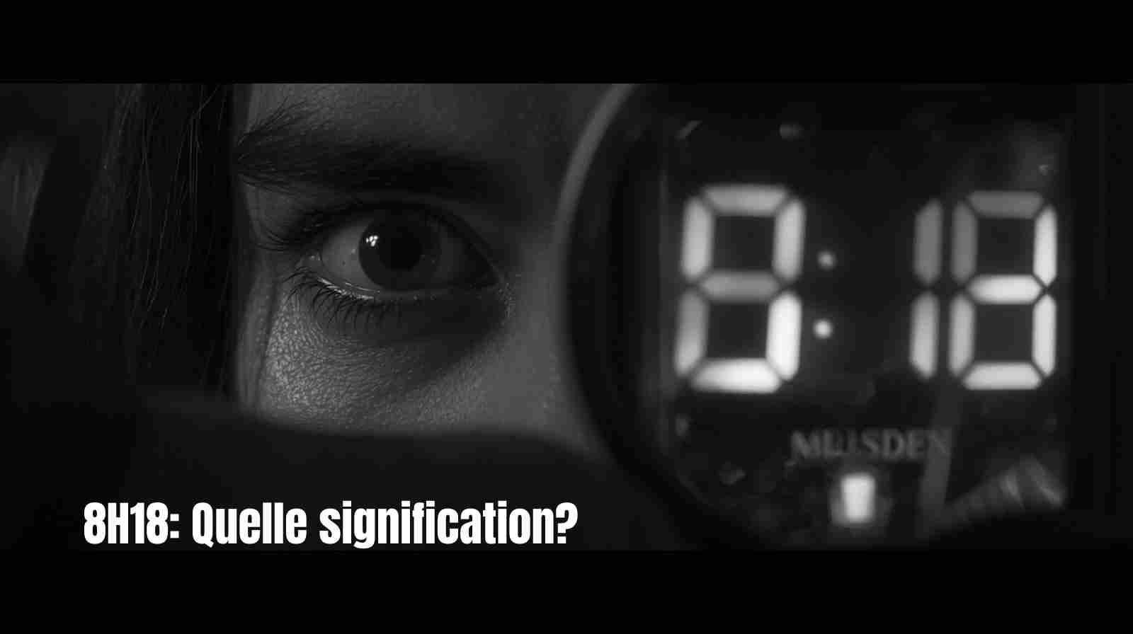 08h18 signification : message spirituel, amour, ange et numérologie