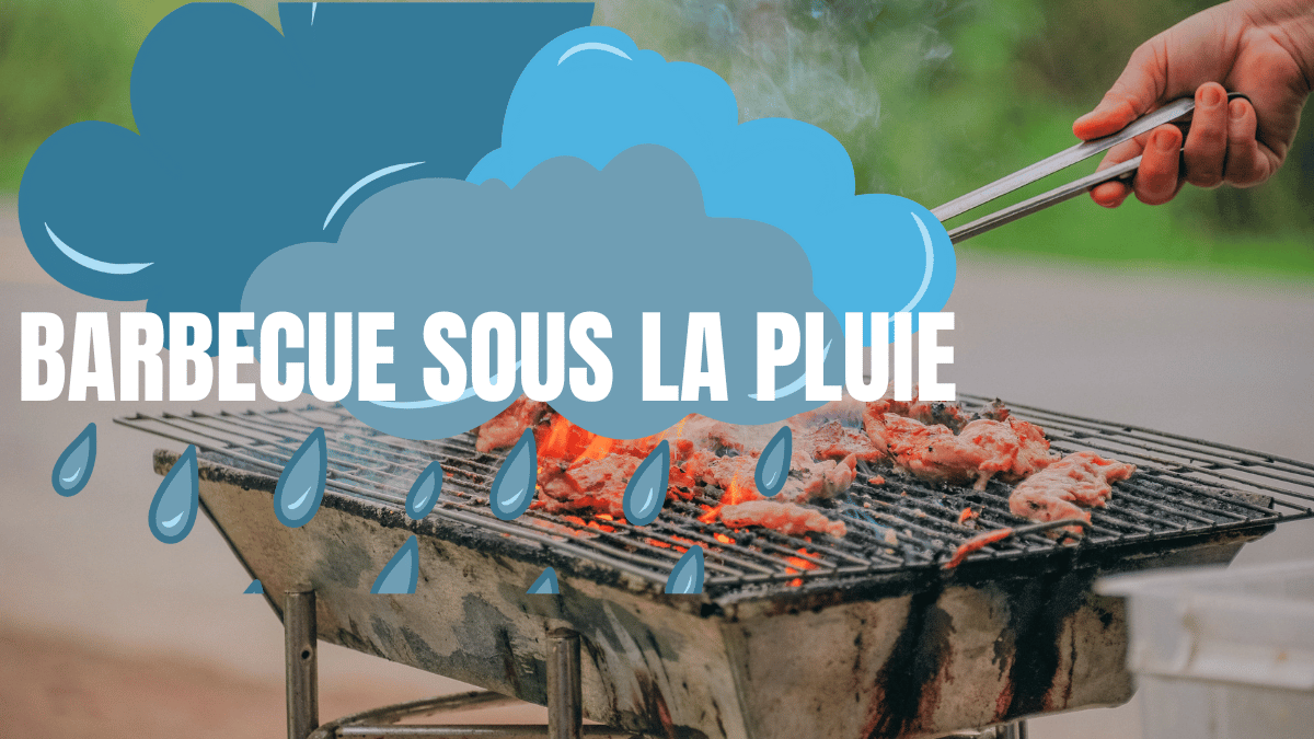 barbecue sous la pluie