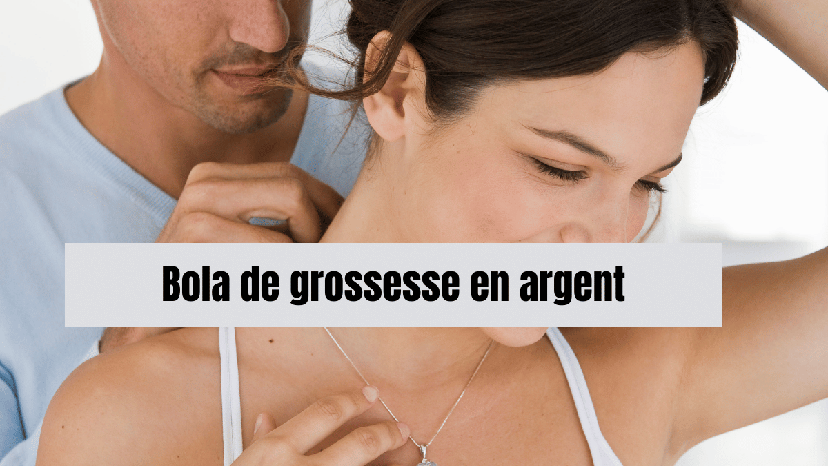 bola de grossesse en argent