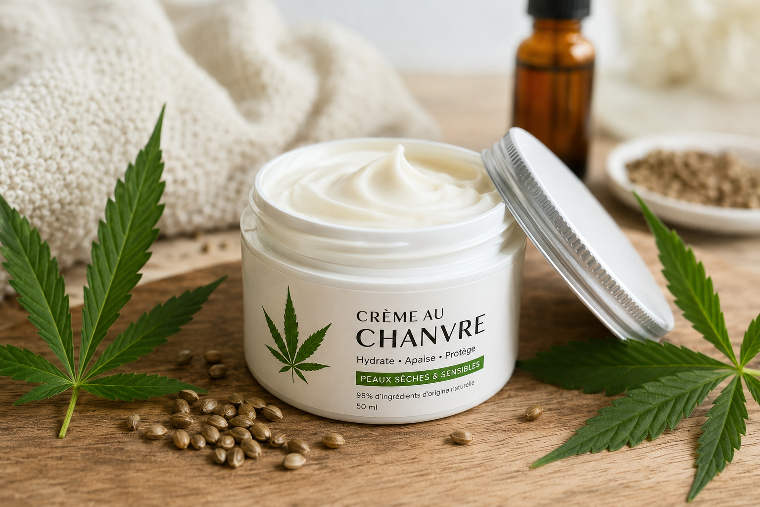 Crème au chanvre : bienfaits, efficacité et avis dermatologiques