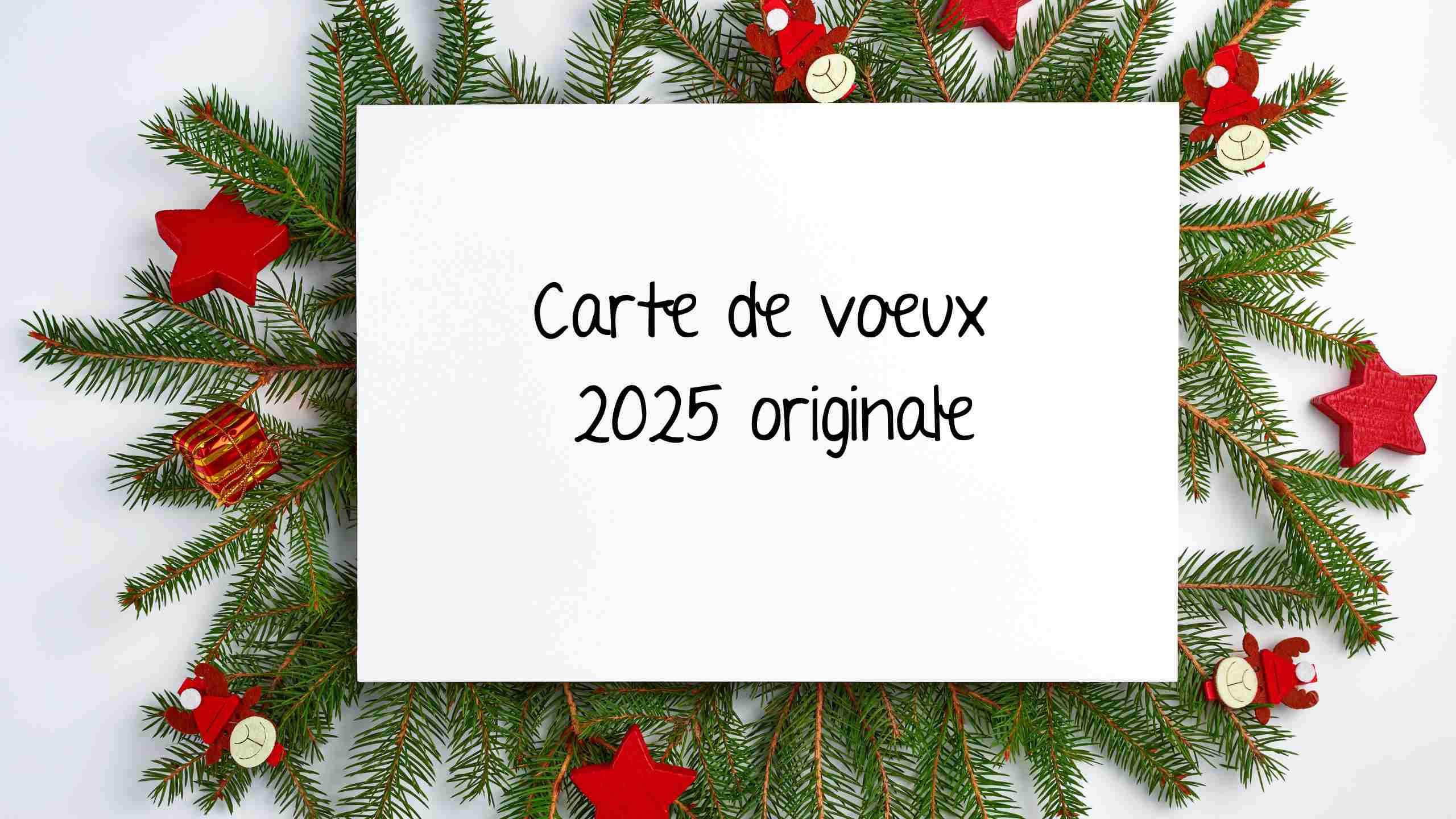 carte de voeux 2025 originale