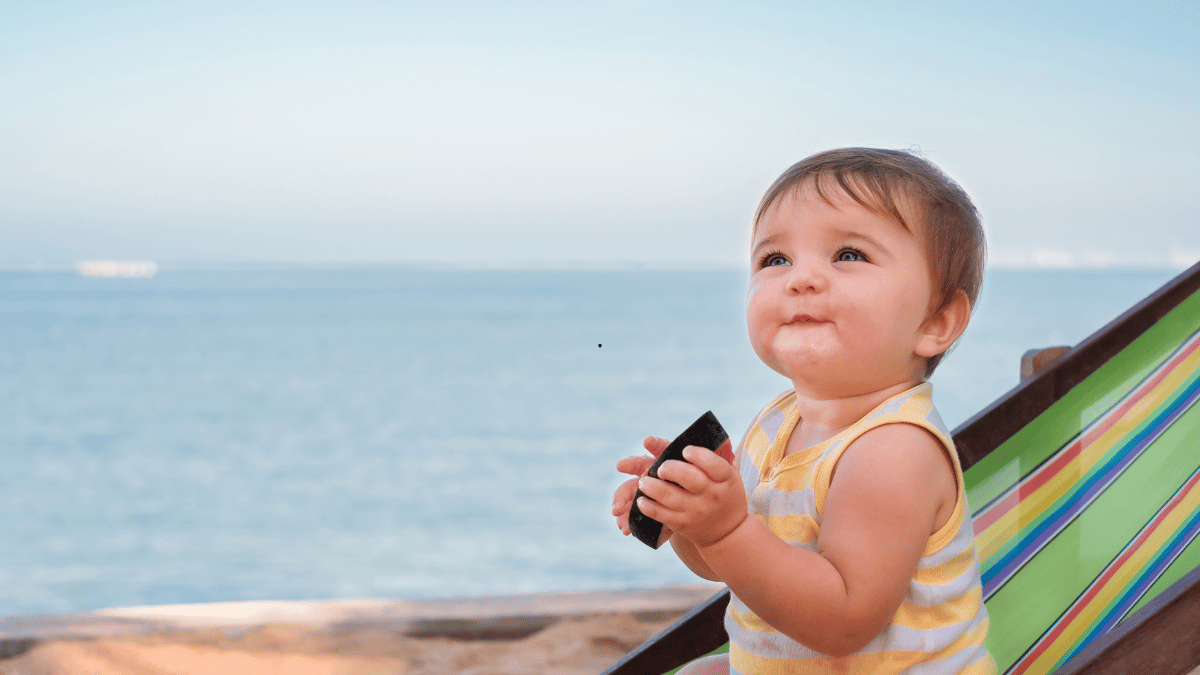 Coup de soleil chez le bébé