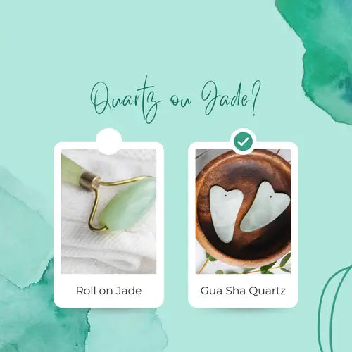 gua sha quartz ou jade 