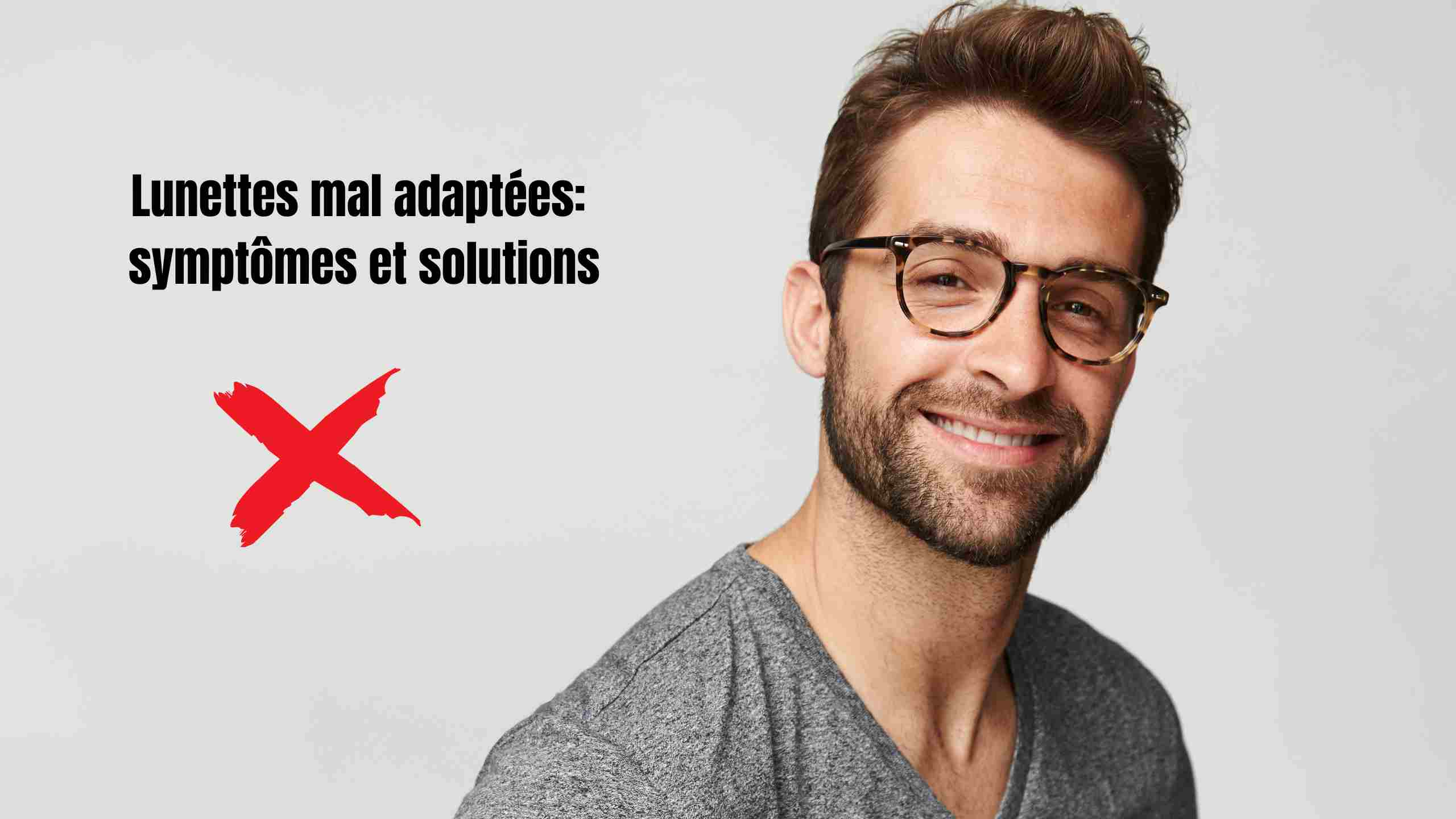 Lunettes mal adaptées : symptômes et solutions