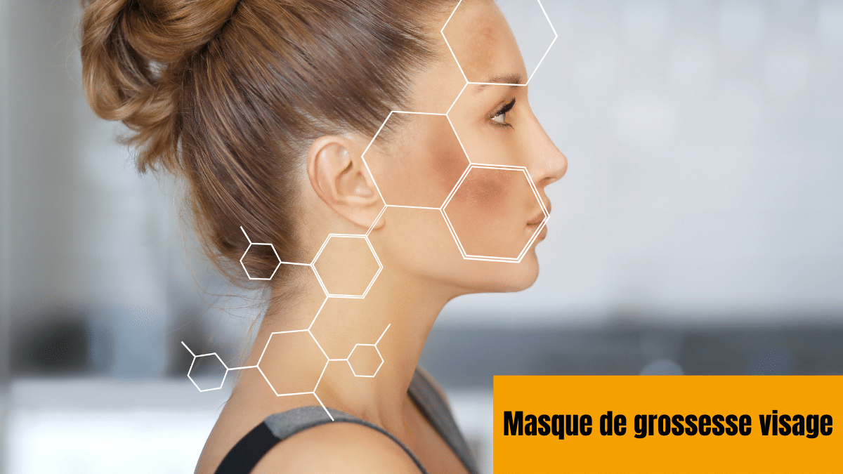 masque de grossesse visage photo