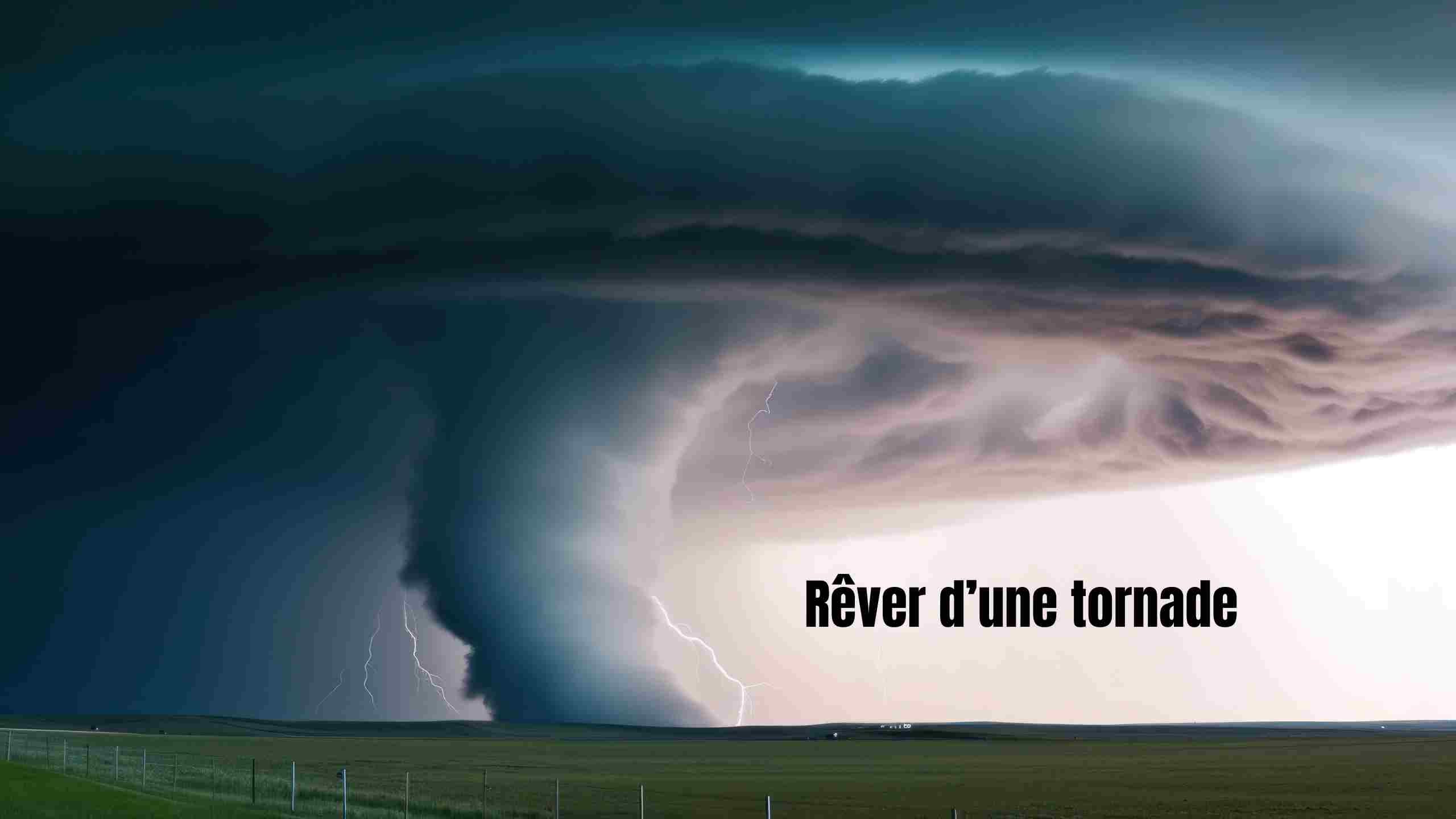 Rêver d’une tornade : signification, symbole, et sens cachés