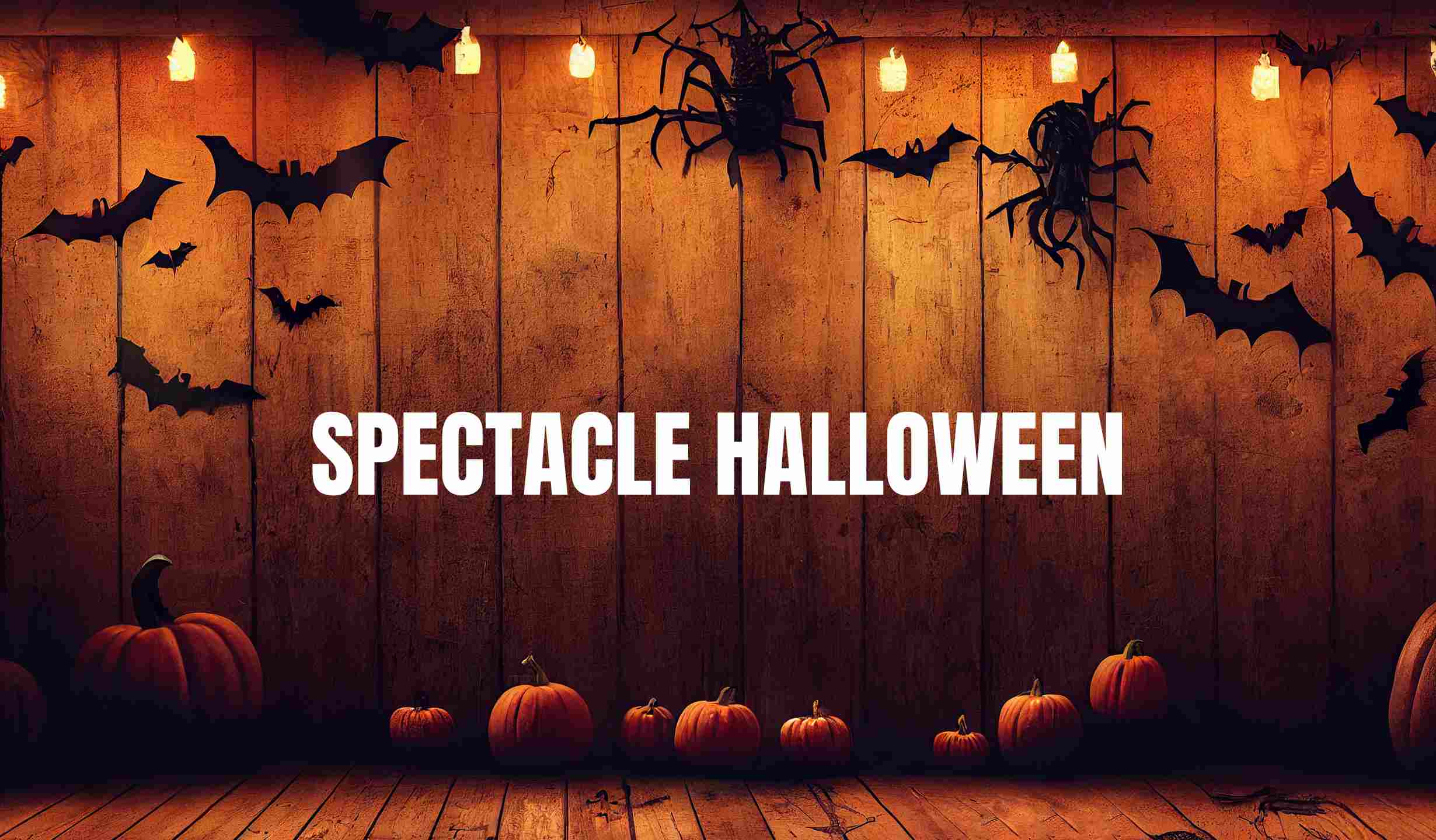 spectacle pour halloween