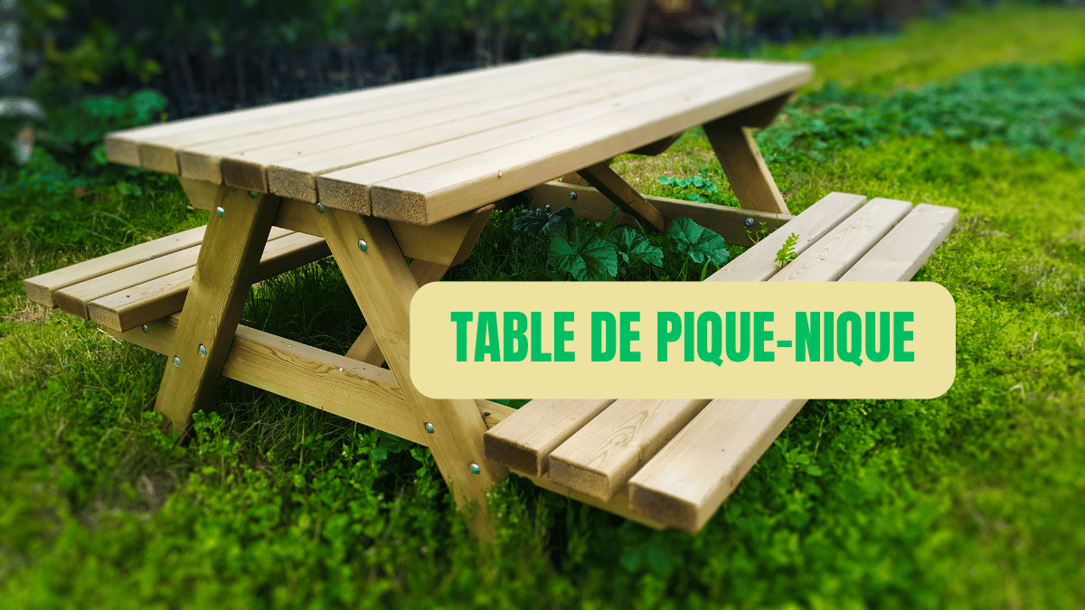 table de pique-nique