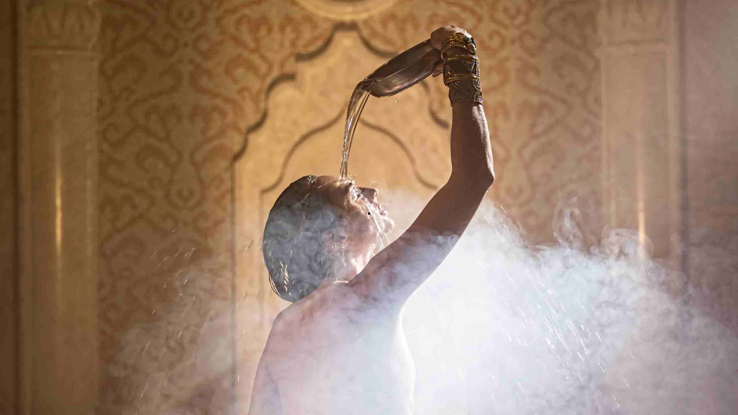 bains de vapeur maison pour le visage.