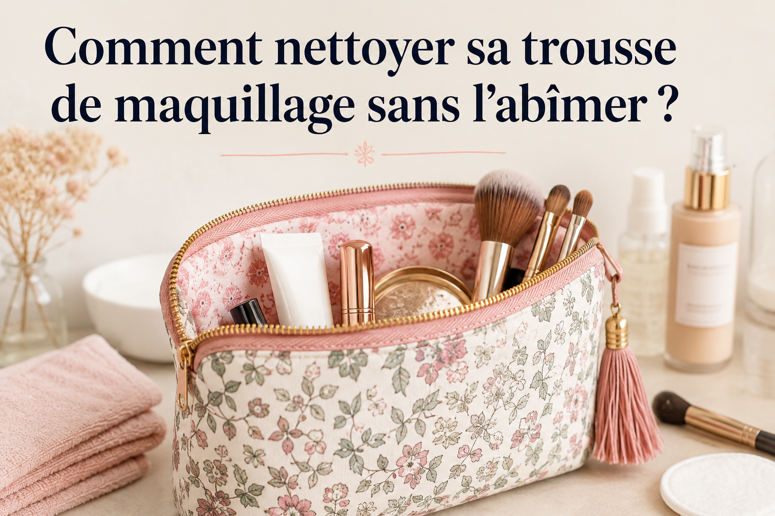 Comment nettoyer sa trousse de maquillage sans l’abîmer ?