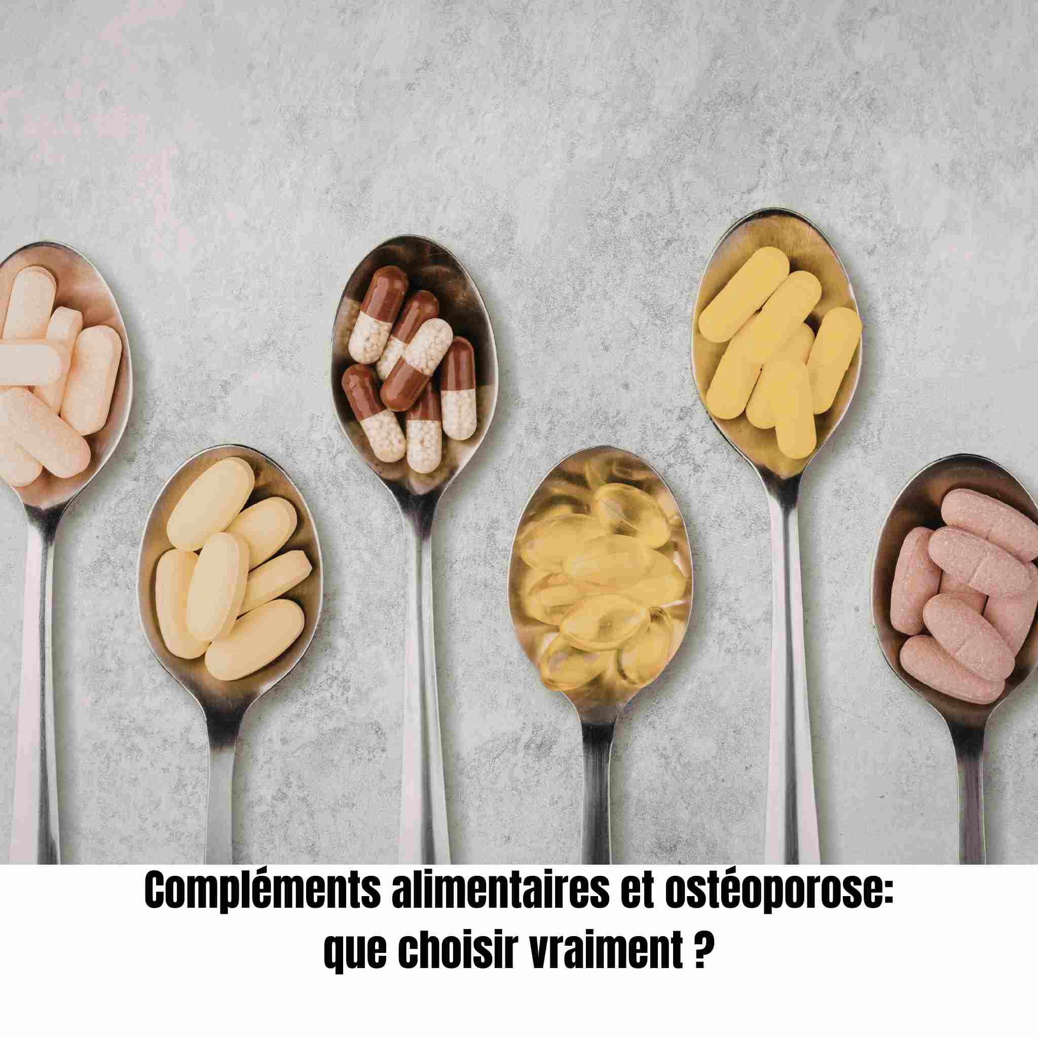 Compléments alimentaires et ostéoporose : que choisir vraiment ?