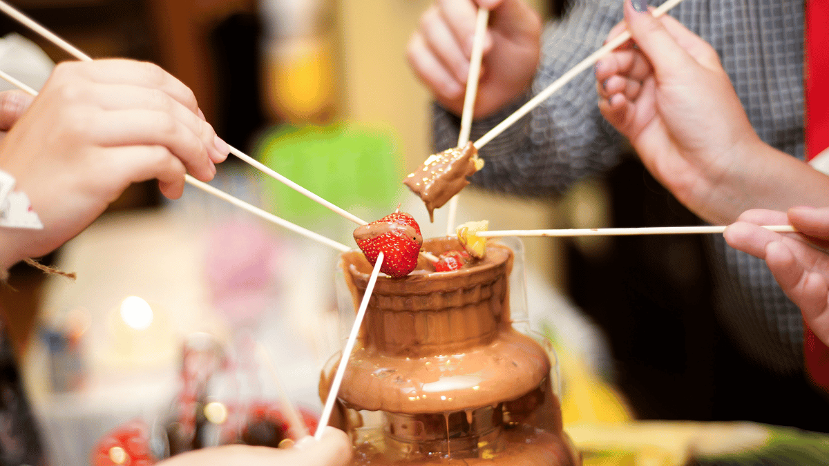 fondue chocolat