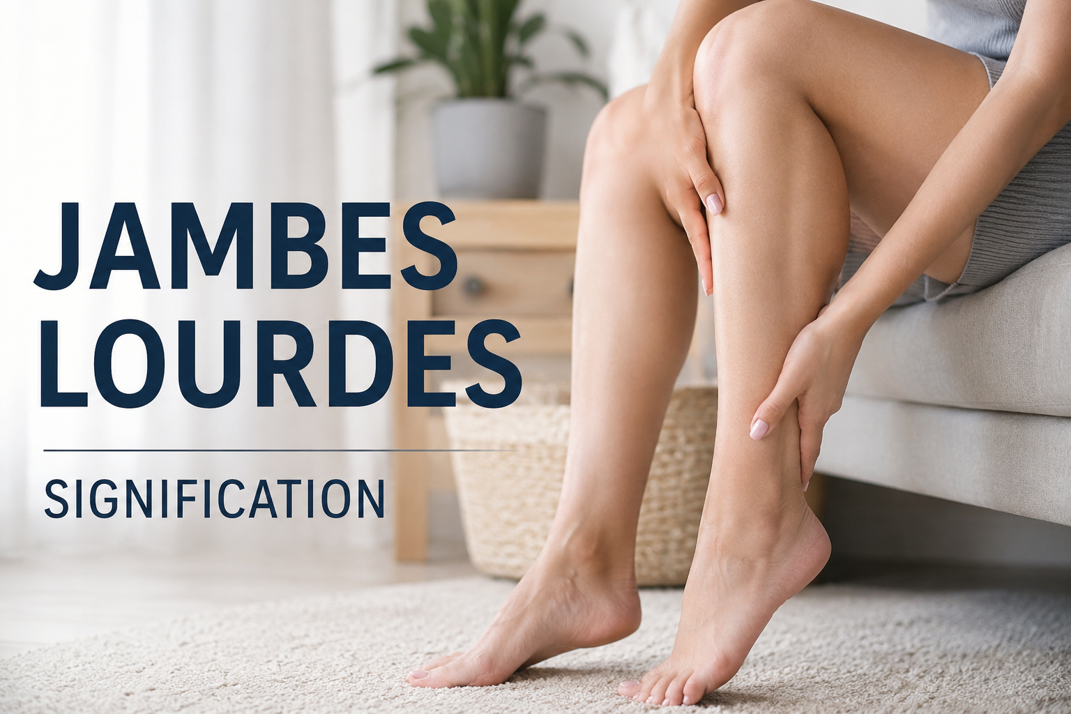 Symbolique des jambes lourdes : fatigue émotionnelle, stress et signification