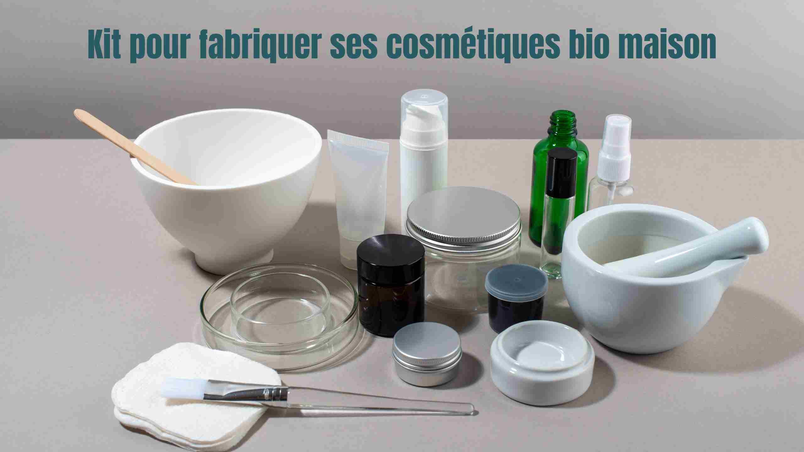 Le kit pour fabriquer ses produits cosmétiques bio