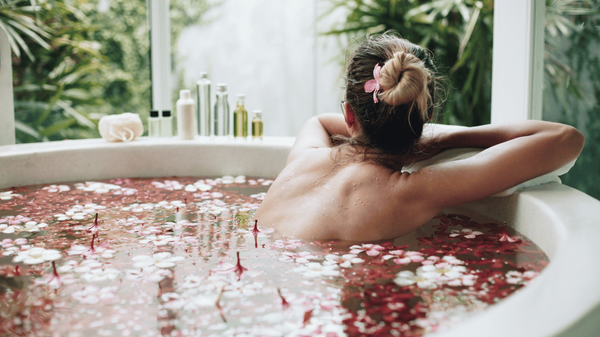 le bain aux plantes