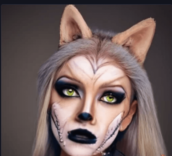 maquillage loup