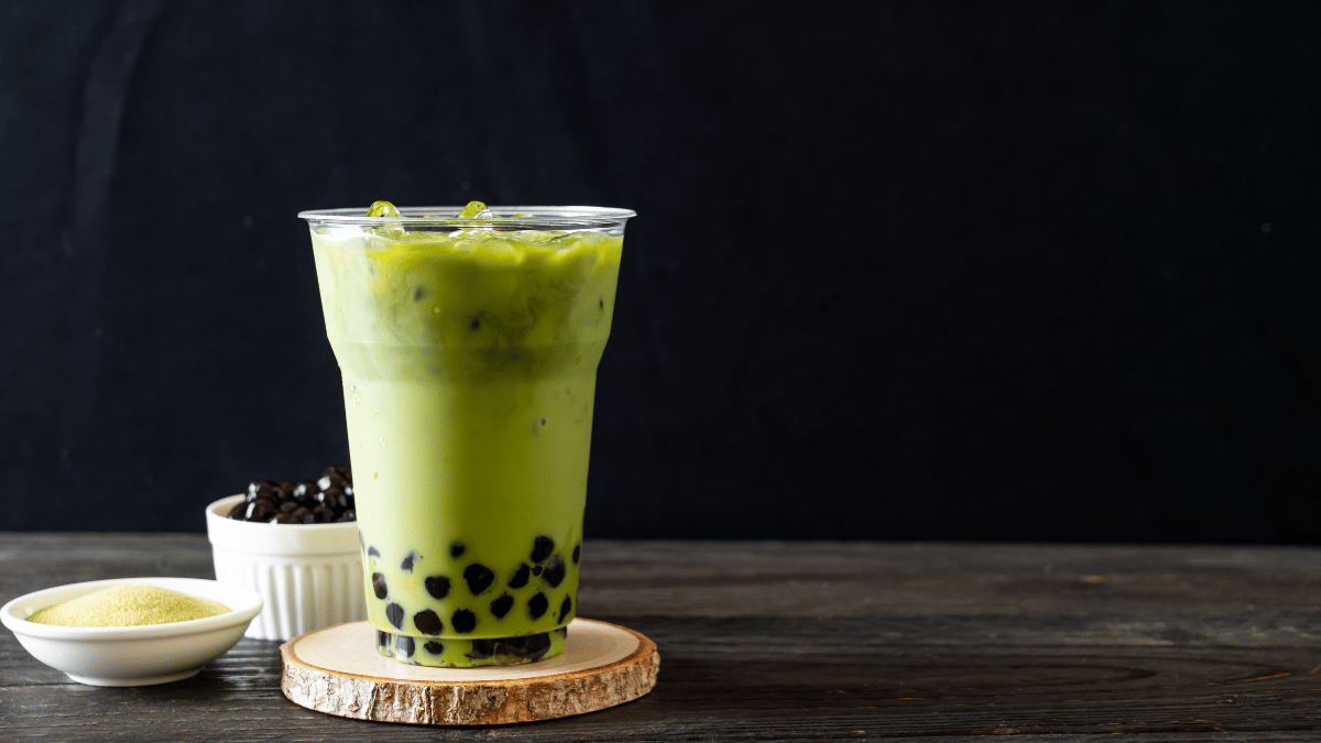 matcha bubble tea