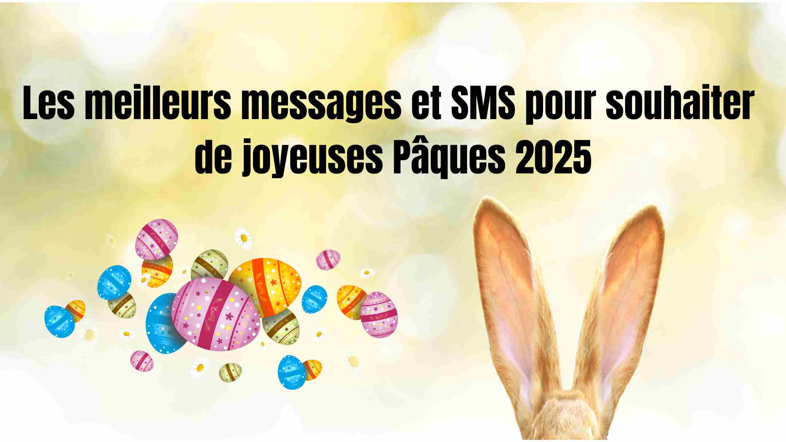 Les meilleurs messages et SMS pour souhaiter de joyeuses Pâques 2025