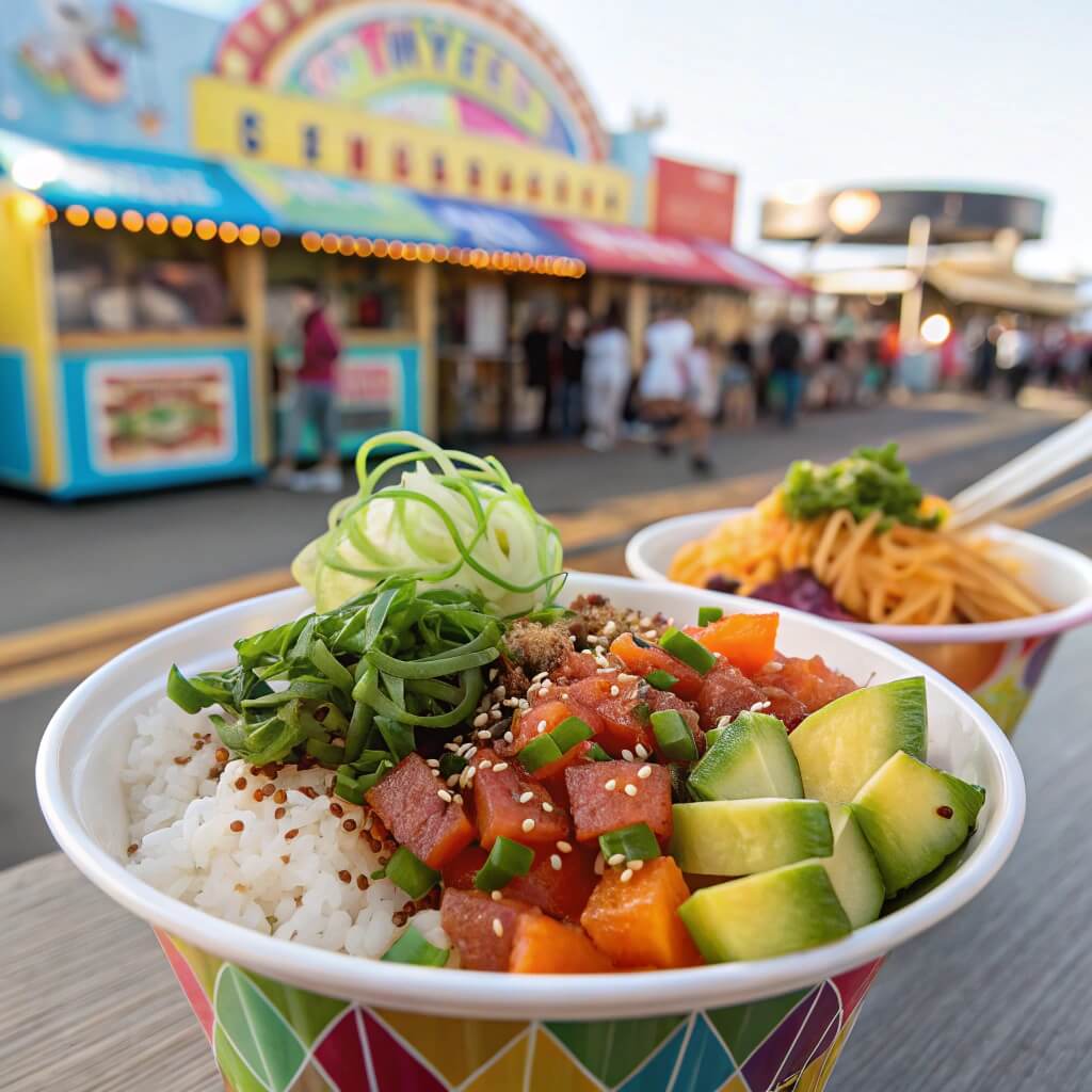 menu poke bowl