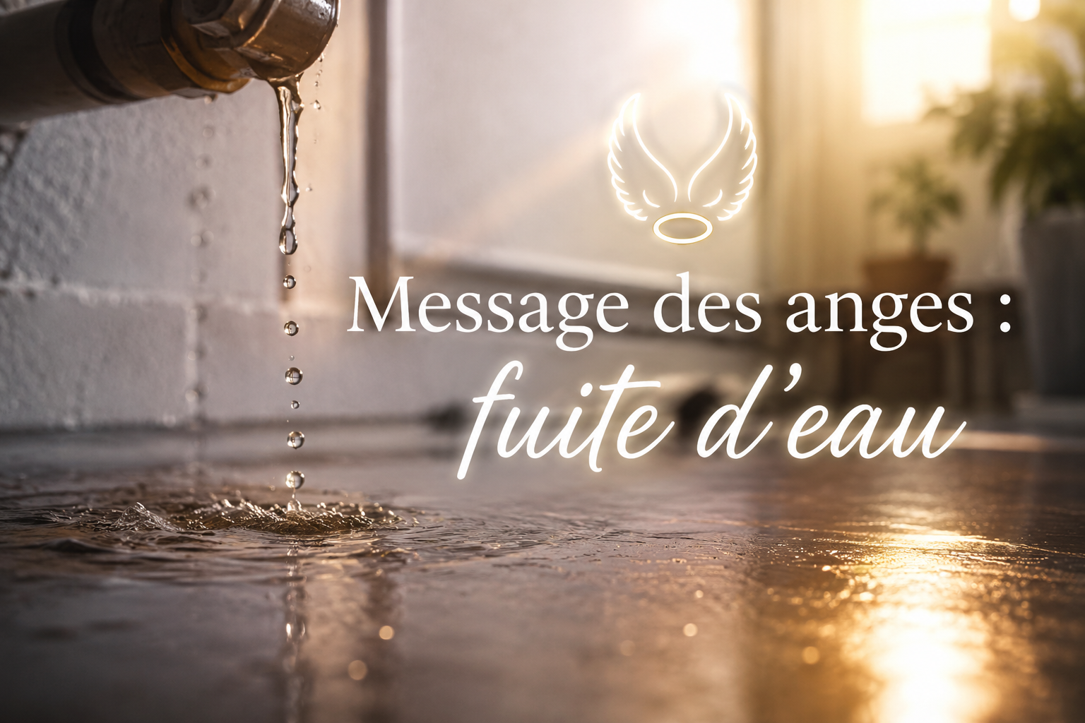 Fuite d’eau et messages divins : simple hasard ou signe des anges?