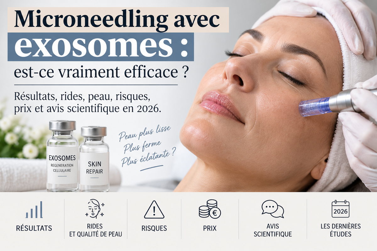 Microneedling et exosomes : efficacité, résultats, risques et avis