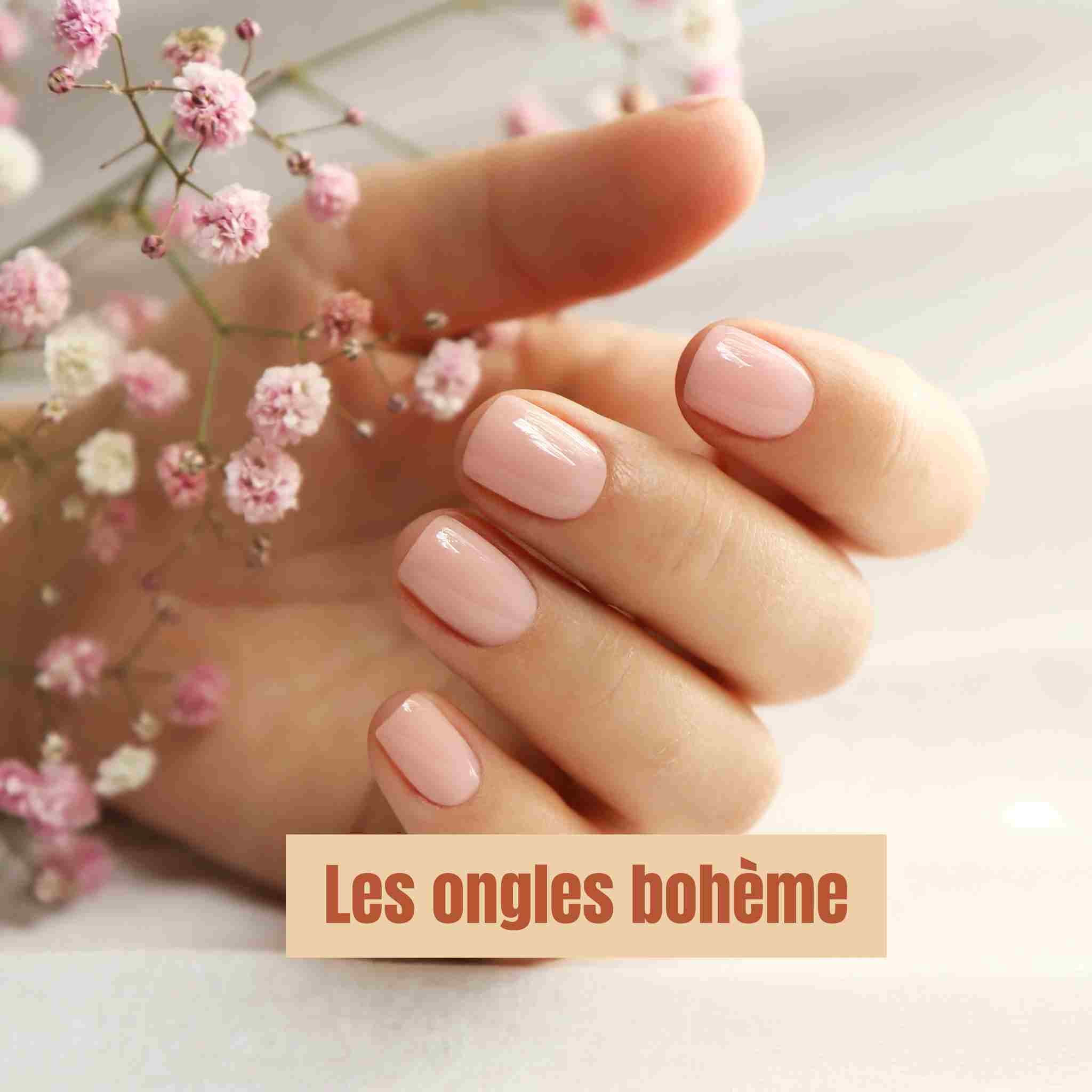 Ongles bohème : formes, couleurs et manucure mariage 2025/26