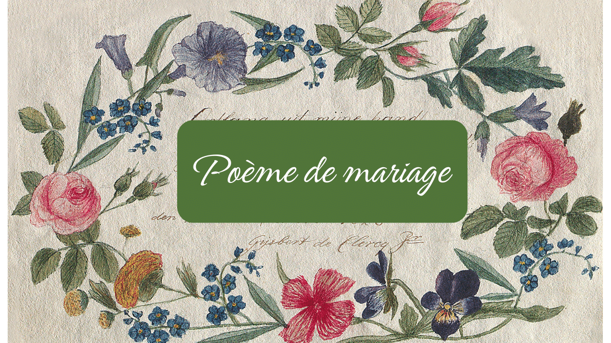 poeme de mariage