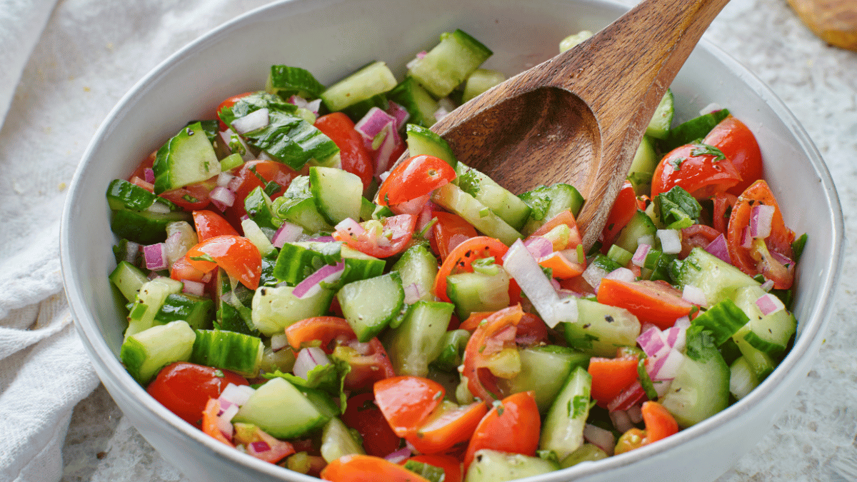 Les meilleures recettes tomates concombre