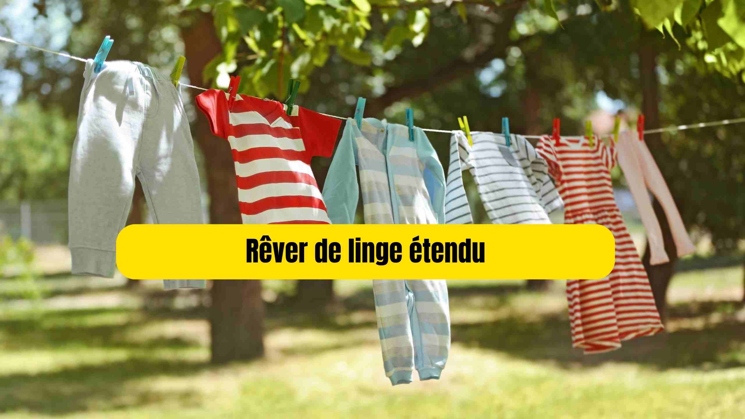 rever de linge étendu