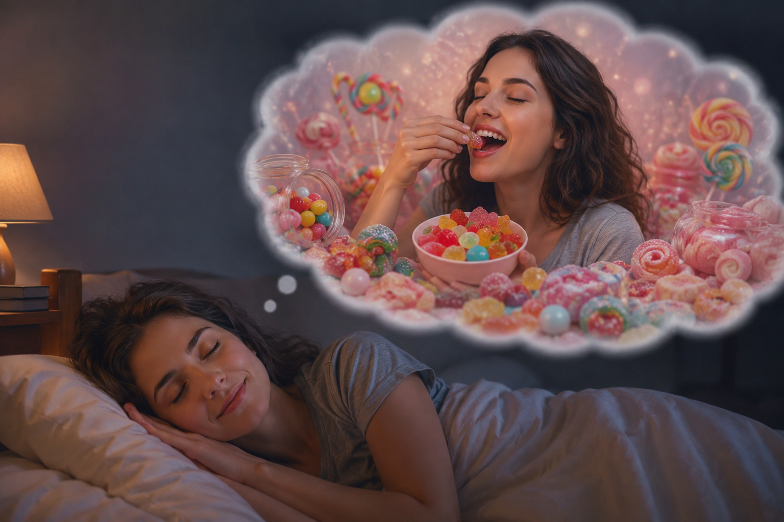 Rêver de manger des bonbons : signification psychologique et émotionnelle