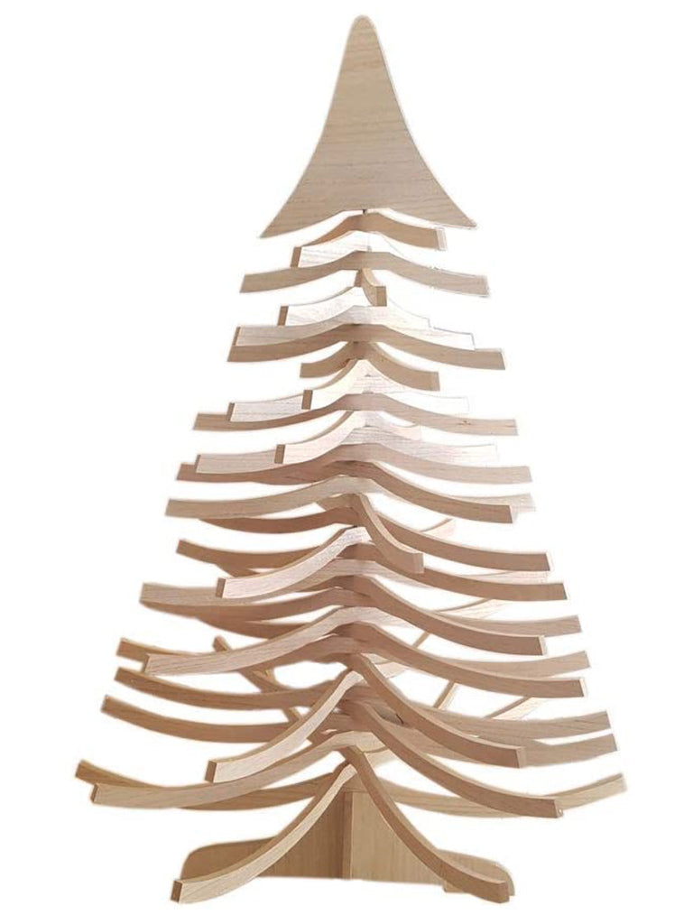 Sapin de Noel en bois design structure