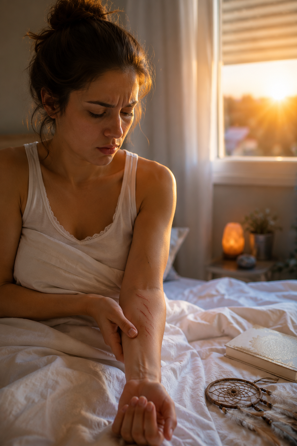 Se réveiller avec des griffures sur le corps : quelle signification spirituelle ?
